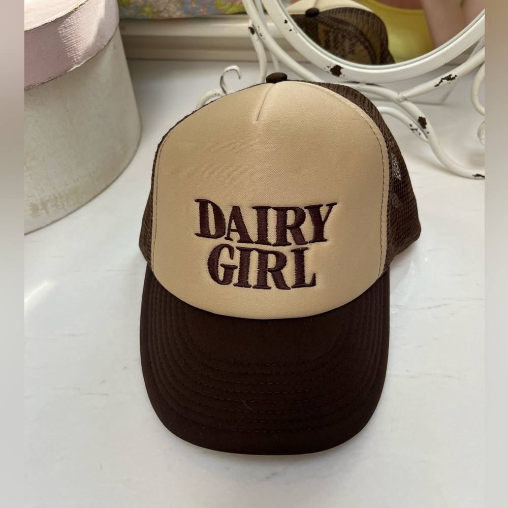 Trucker hat “Dairy Boy” Paige lorenze